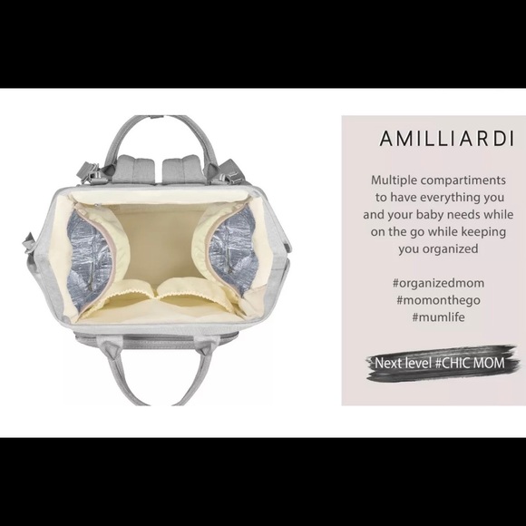 Amilliardi Backpack Baby Bag {NWT} - Picture 7 of 8